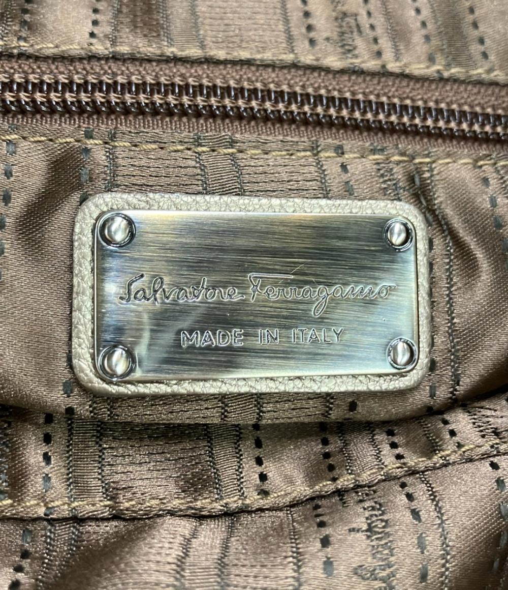 Salvatore Ferragamo ハンドバッグ レザー ガンチーニ レディース サルバトーレフェラガモ