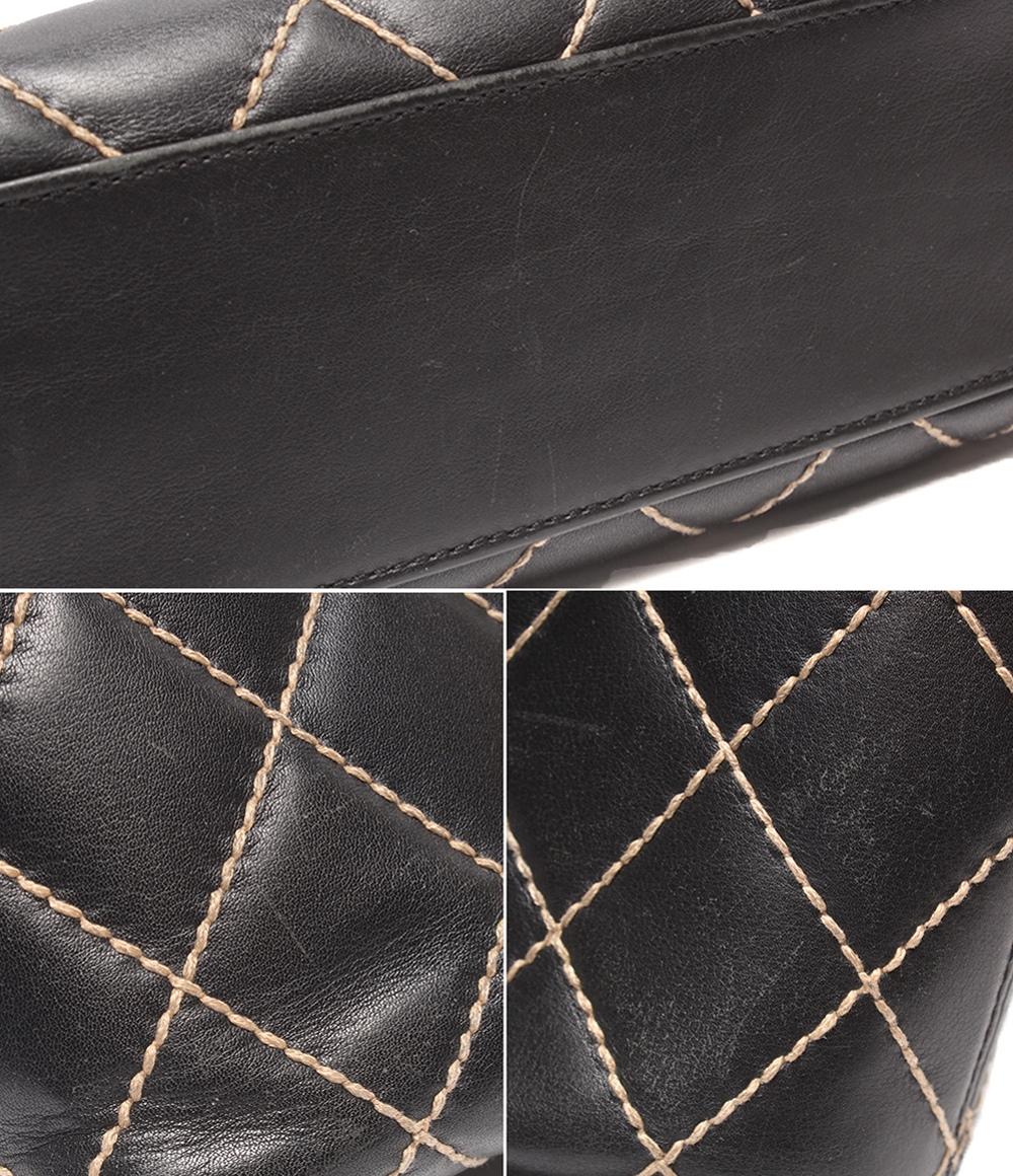 CHANEL トートバッグ ゴールド金具 7番台 ワイルドステッチ ココマーク A18126 レディース シャネル