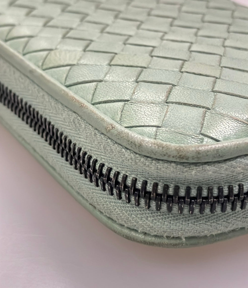 BOTTEGA VENETA ラウンドファスナー長財布 レザー イントレチャート レディース ボッテガ・ヴェネタ