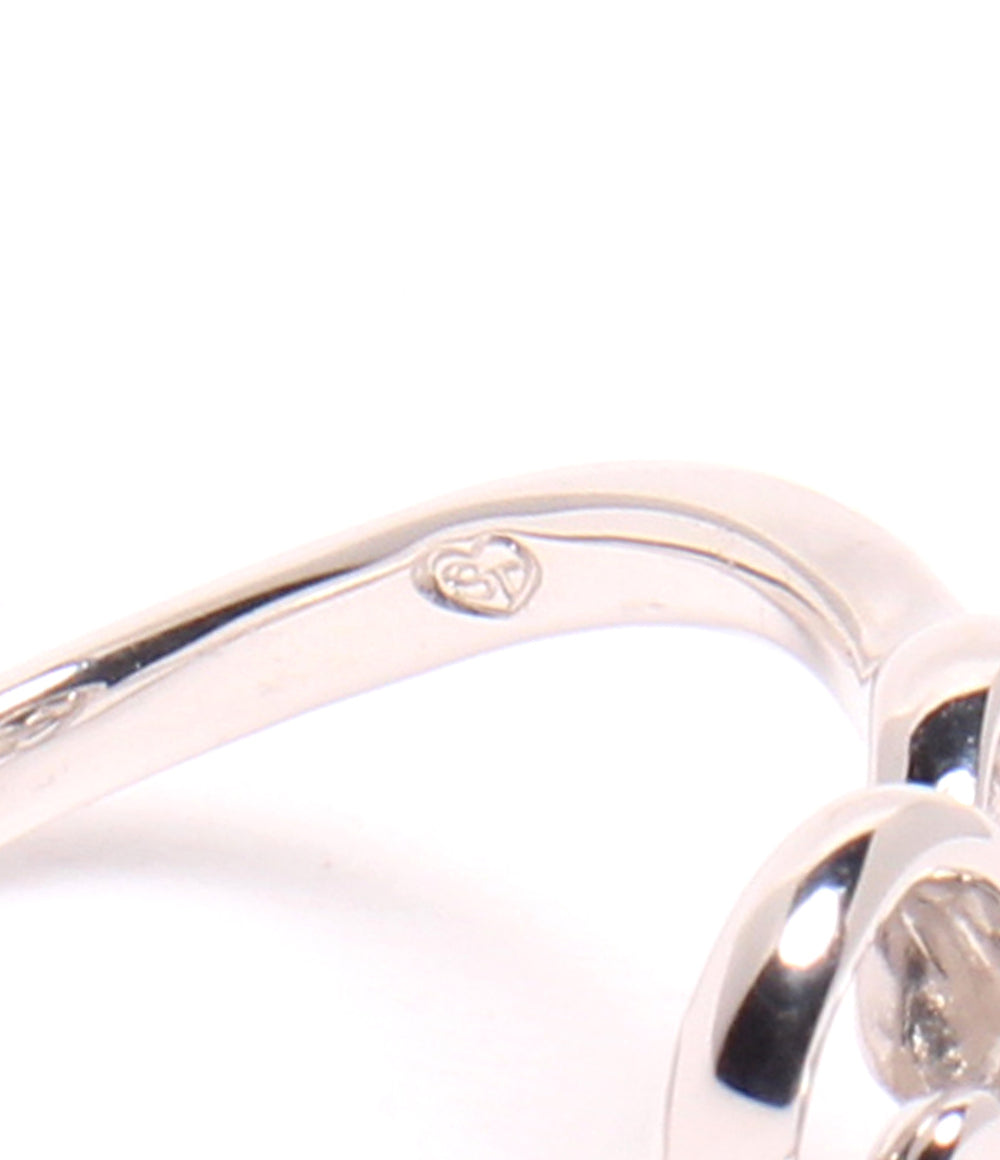 美品 Samantha Tiara リング 指輪 SV ハートモチーフ レディース SIZE 11号 サマンサティアラ