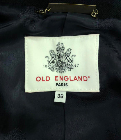 オールドイングランド ステンカラーコート レディース SIZE 38 (XL) OLD ENGLAND