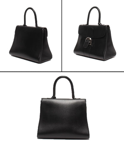 DELVAUX 2wayハンドバッグ ショルダーバッグ 斜め掛け シルバー金具 ブリヨンMM レディース デルヴォー