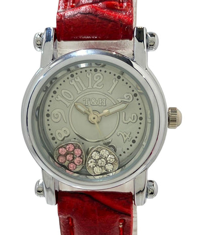 T&H 腕時計 クオーツ ホワイト レディース