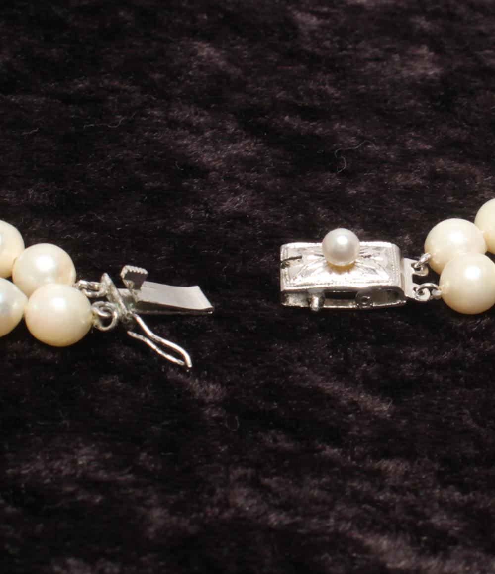 2連ネックレス SV パール 6.5-7.0mm レディース