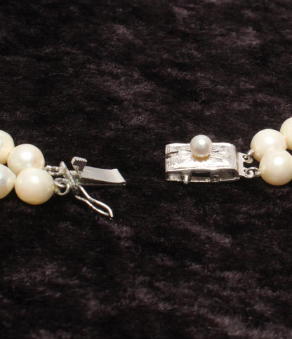 2連ネックレス SV パール 6.5-7.0mm レディース