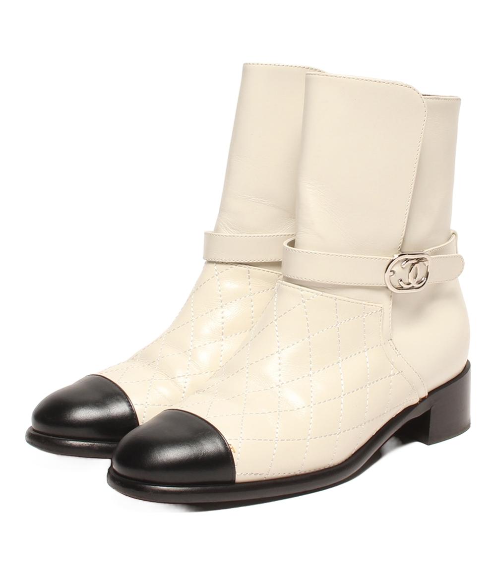 CHANEL シャネル ショートブーツsize 35C
