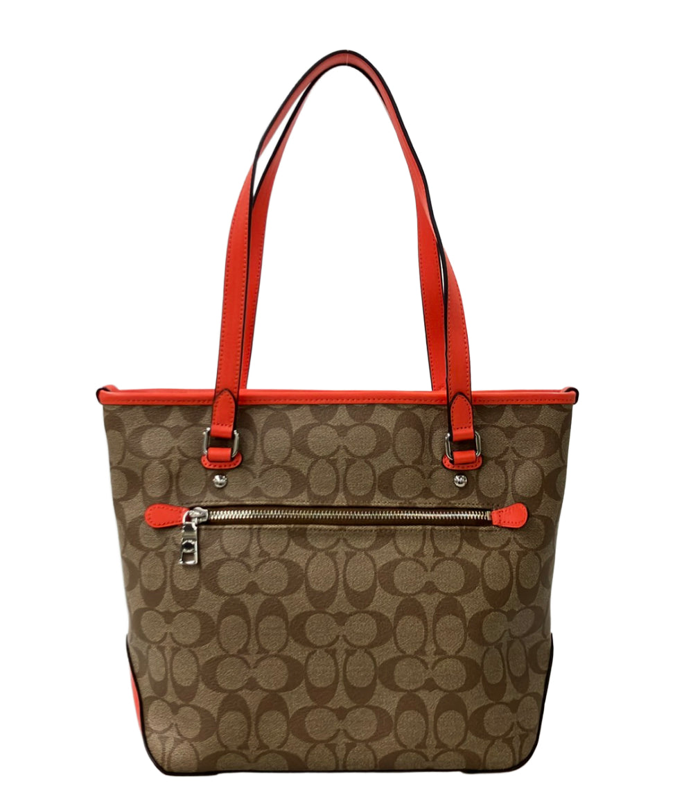美品 COACH トートバッグ ショルダーバッグ 肩掛け シグネチャー F58294 レディース コーチ