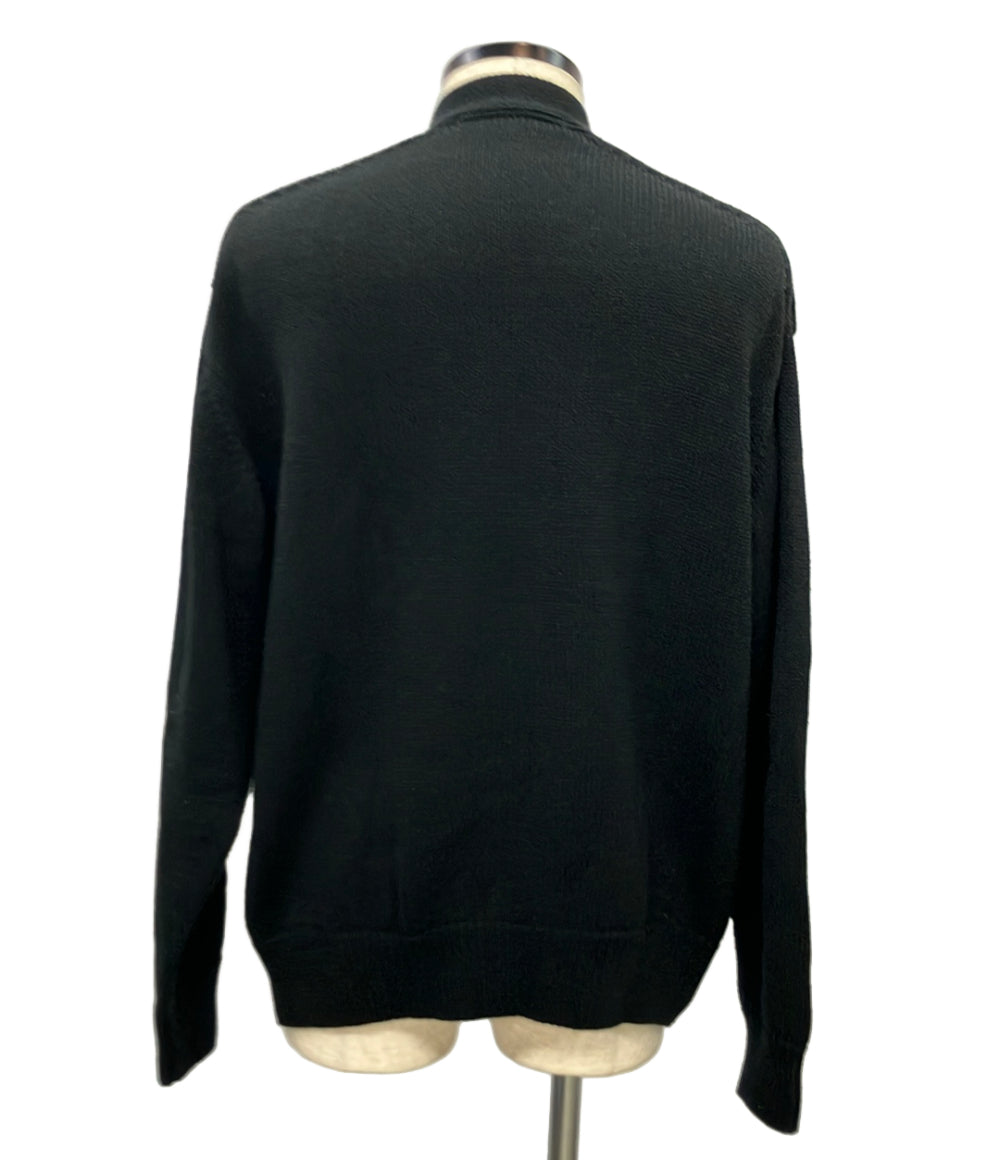 COMME des GARCONS 長袖カーディガン パッチワーク ダメージ加工 WO-N007 メンズ SIZE M コムデギャルソン