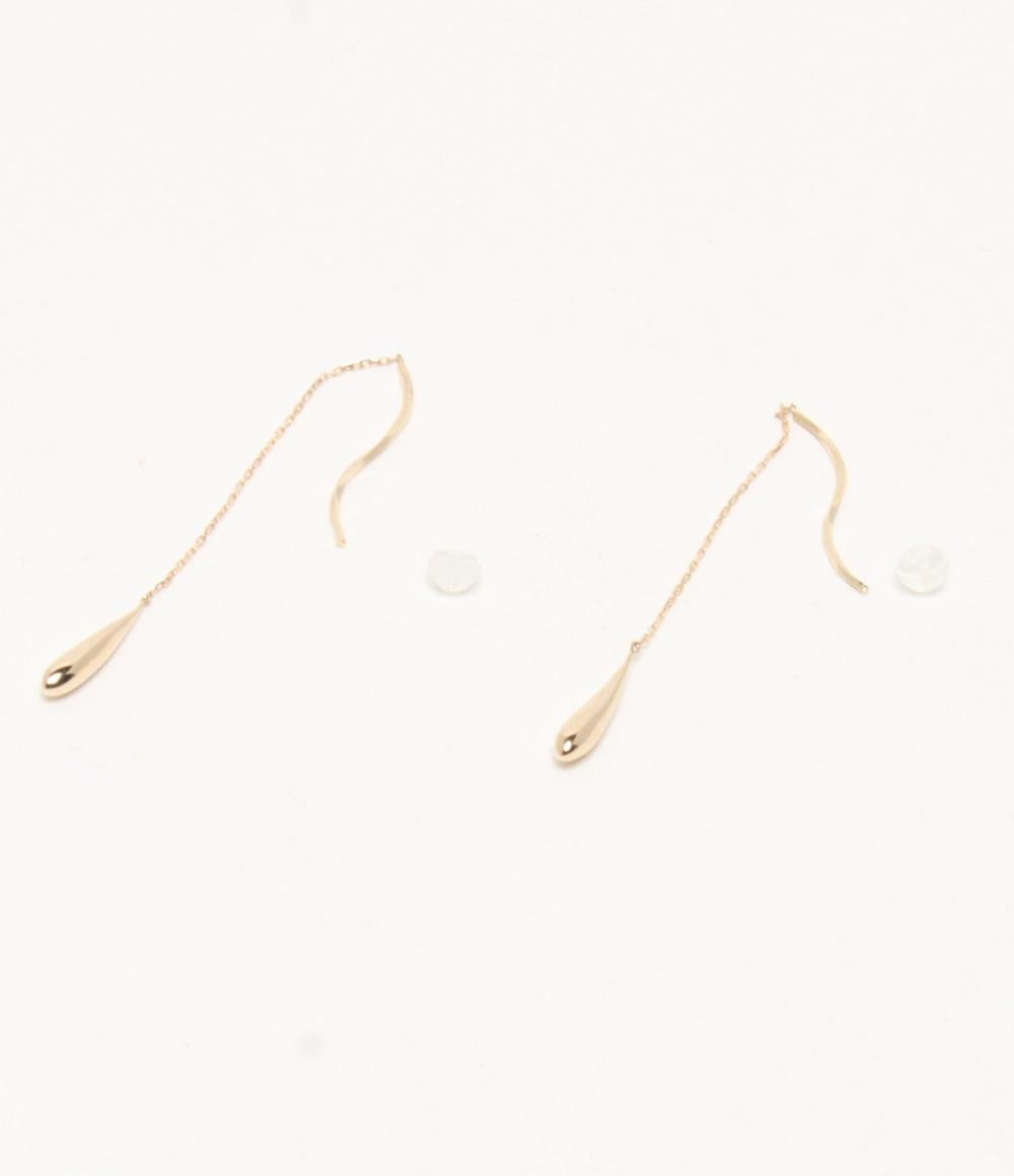 美品 ヨンドシー ピアス K10 レディース 4℃