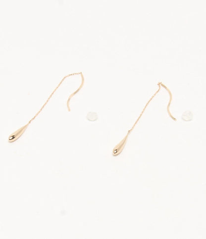 美品 ヨンドシー ピアス K10 レディース 4℃