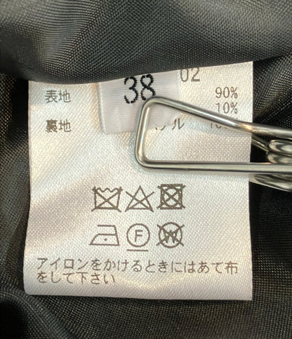 BLANCVERT ノーカラーダブルブレストコート LT3454102 レディース SIZE 38 (M) ブランベール