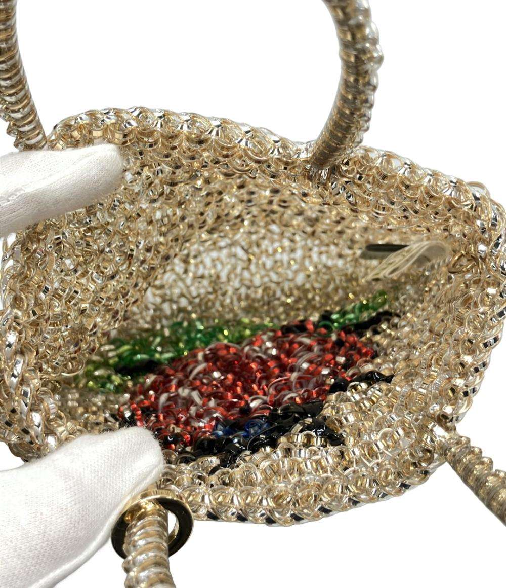 美品 ANTEPRIMA FEILER 2WAY ハンドバッグ ショルダーバッグ 斜め掛け ワイヤーバッグ レディース アンテプリマ フェイラー