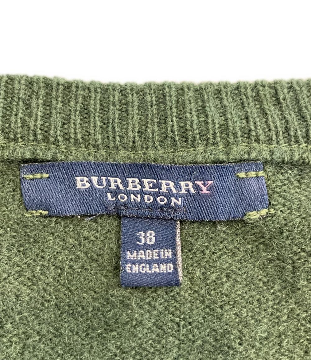 バーバリーロンドン 長袖ニット Vネック メンズ SIZE 38 (S) BURBERRY LONDON