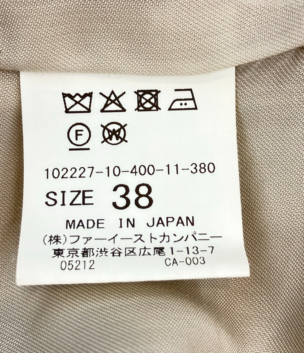 ANAYI ダブルノーカラージャケット レディース SIZE 38 (M) アナイ