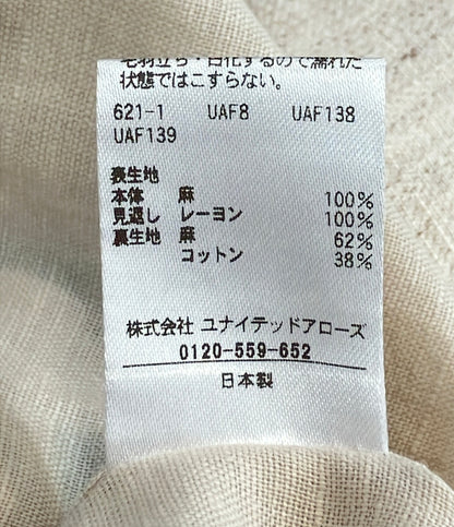 Drawer リネン ベスト 6521-299-1228 レディース SIZE 38 ドゥロワー