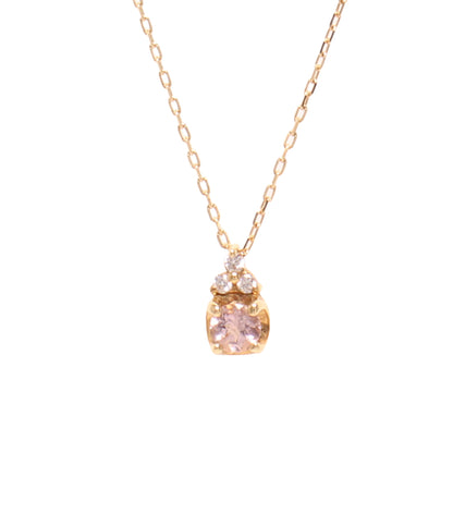 美品 VENDOME AOYAMA ネックレス K18 ピンクトルマリン ダイヤ 0.01ct レディース ヴァンドームアオヤマ