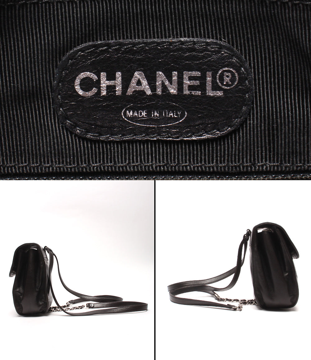 CHANEL リュック ラムスキン シルバー金具 4番台 ココマーク レディース シャネル