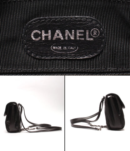 CHANEL リュック ラムスキン シルバー金具 4番台 ココマーク レディース シャネル