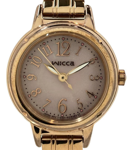 シチズン 腕時計 ウィッカ Wicca ソーラー ピンク E031-R006118 レディース CITIZEN