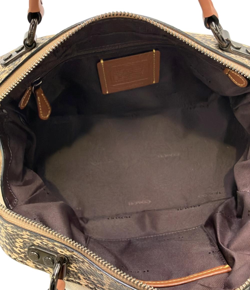 コーチ 2WAY ハンドバッグ ショルダーバッグ 斜め掛け レーンサッチェル カラーブロック スネークスキンディティール 69622 レディース COACH