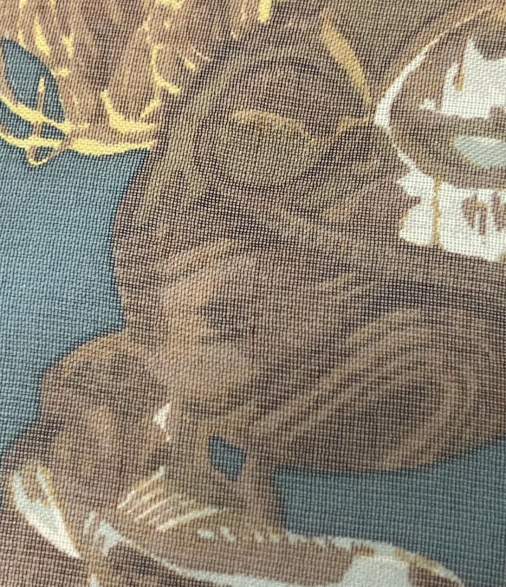 美品 エルメス スカーフ カレ45 シルク100% ペルソナ PERSONA レディース HERMES