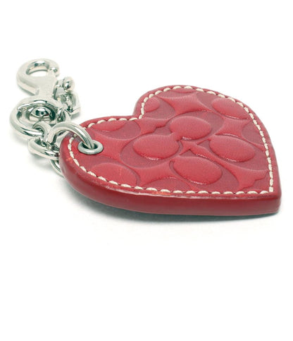 COACH バッグチャーム ハートモチーフ シグネチャー レディース コーチ