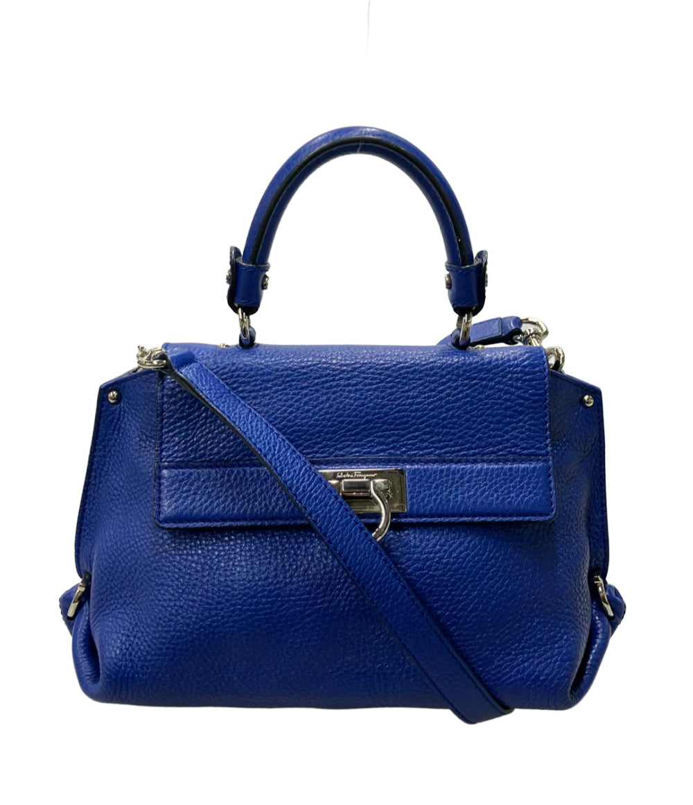 Salvatore Ferragamo ハンドバッグ ショルダーバッグ 2WAY 斜め掛け レザー ガンチーニ レディース サルヴァトーレフェラガモ