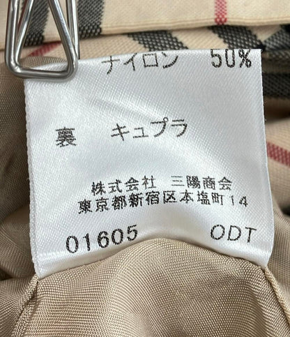 バーバリーロンドン チェックコート レディース SIZE 46 (M) BURBERRY LONDON
