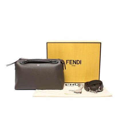 美品 FENDI 2way ハンドバッグ ショルダーバッグ カーフレザー バイザウェイ ミディアム レディース フェンディ
