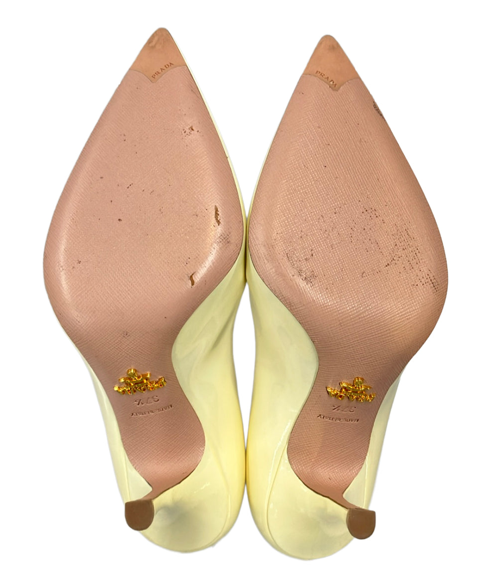PRADA ポインテッドトゥエナメルパンプス レディース SIZE 37 1/2 プラダ
