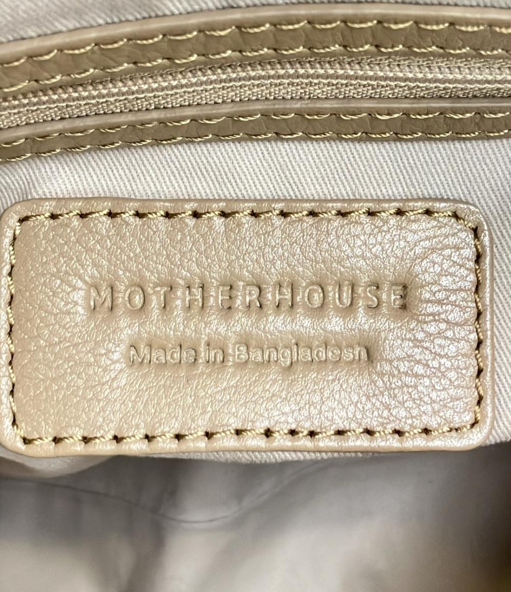 MOTHERHOUSE ショルダーバッグ ワンショルダーバッグ リュック2WAY 肩掛け レザー レディース マザーハウス
