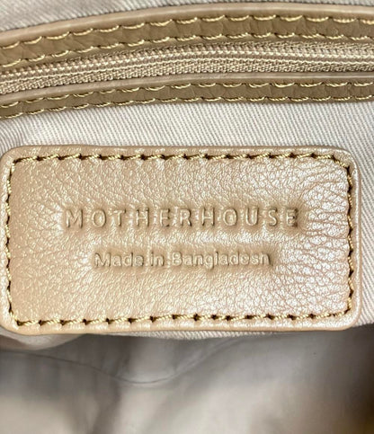 MOTHERHOUSE ショルダーバッグ ワンショルダーバッグ リュック2WAY 肩掛け レザー レディース マザーハウス