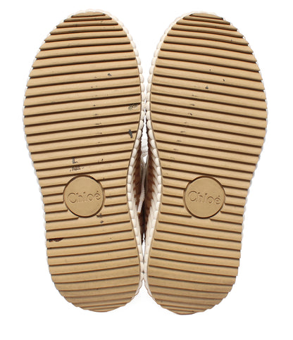 Chloe ローカットスニーカー ウェッジソール 厚底 Nama ウェッジスニーカー CHC24U02IBD70F レディース SIZE 37 (24.5cm) クロエ