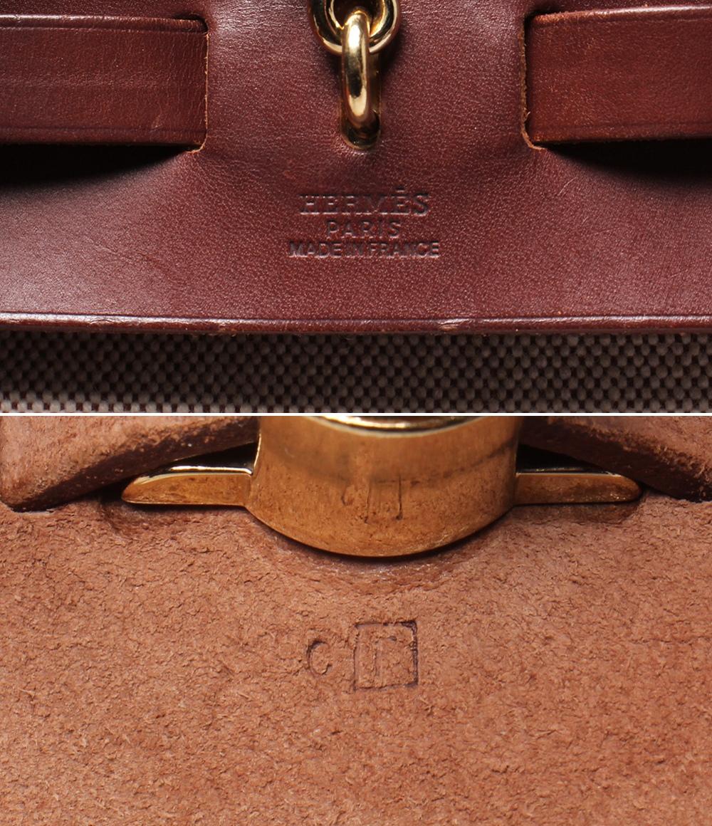 HERMES 2wayハンドバッグ ショルダーバッグ 斜め掛け □Ｆ刻印 エールバッグMM レディース エルメス