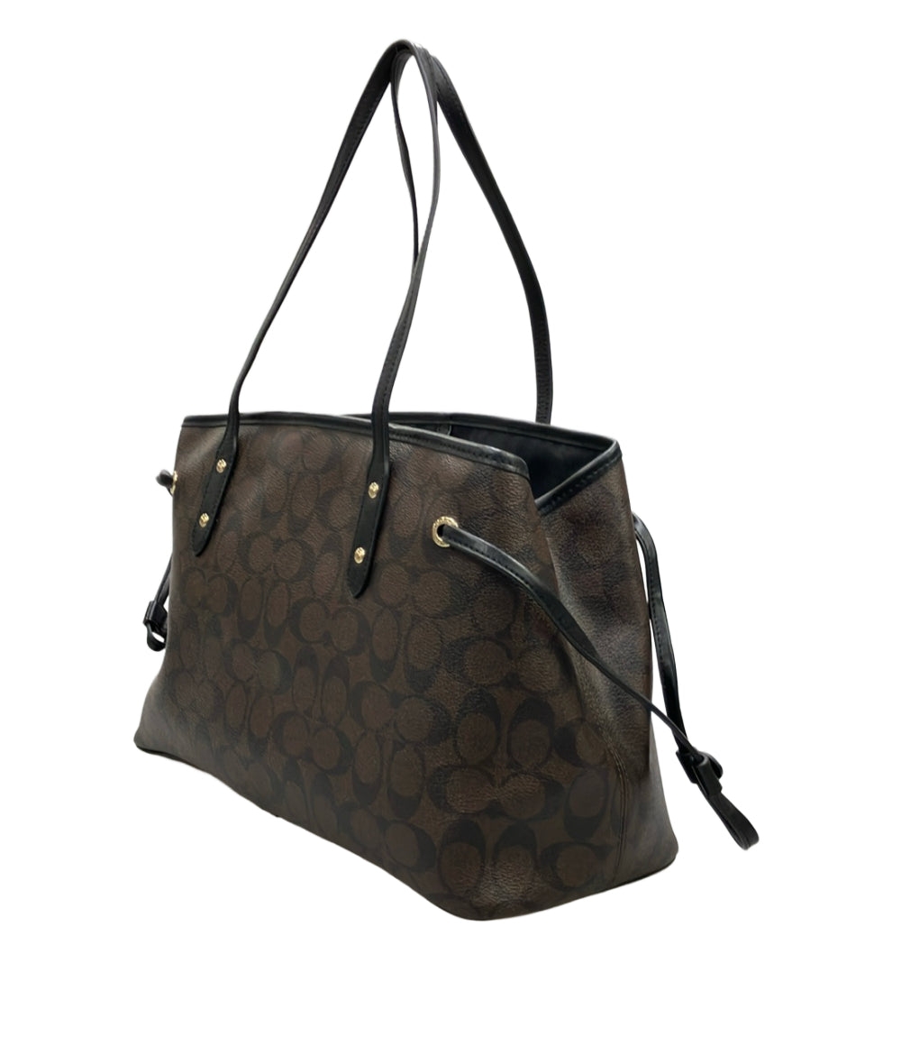 美品 COACH トートバッグ シグネチャー F57842 レディース コーチ