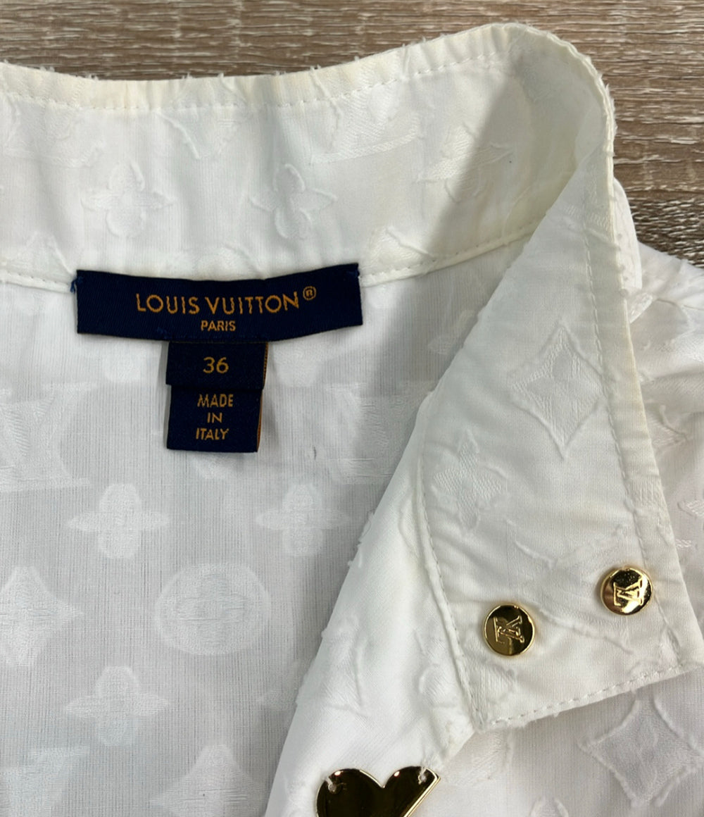 訳あり LOUIS VUITTON モノグラムプルオーバーブラウス レディース SIZE 36 (XS) ルイ・ヴィトン