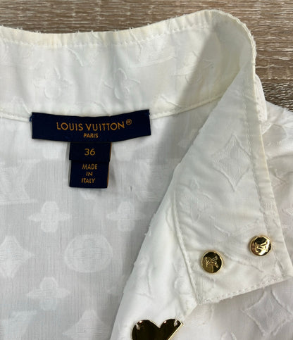 訳あり LOUIS VUITTON モノグラムプルオーバーブラウス レディース SIZE 36 (XS) ルイ・ヴィトン