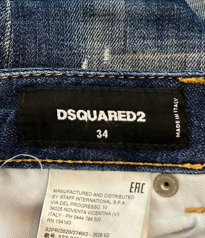 DSQUARED2 デニムパンツ ダメージ加工 レディース SIZE 34 (XS) ディースクエアード