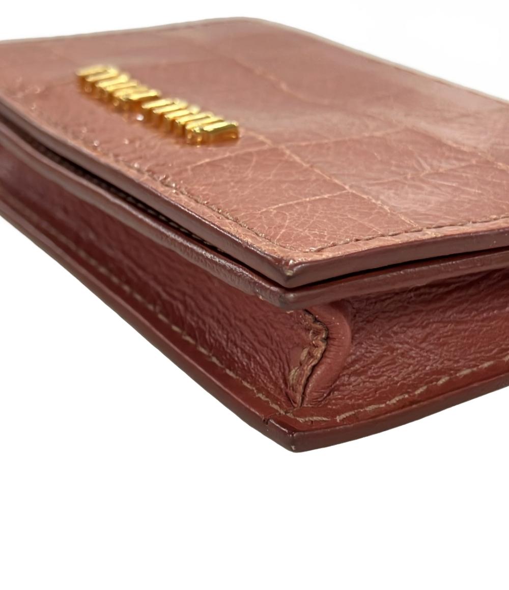 Miu Miu カードケース レザー レディース ミュウ ミュウ