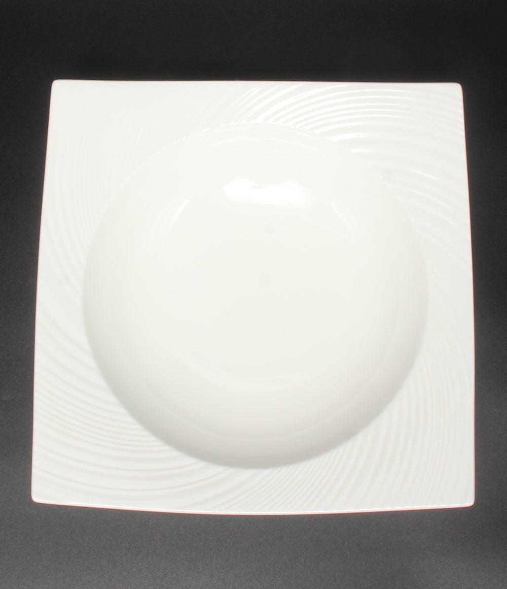 美品 WEDGWOOD スクエアボウル パスタプレート 皿 23cm エスリアル ETHEREAL ウエッジウッド