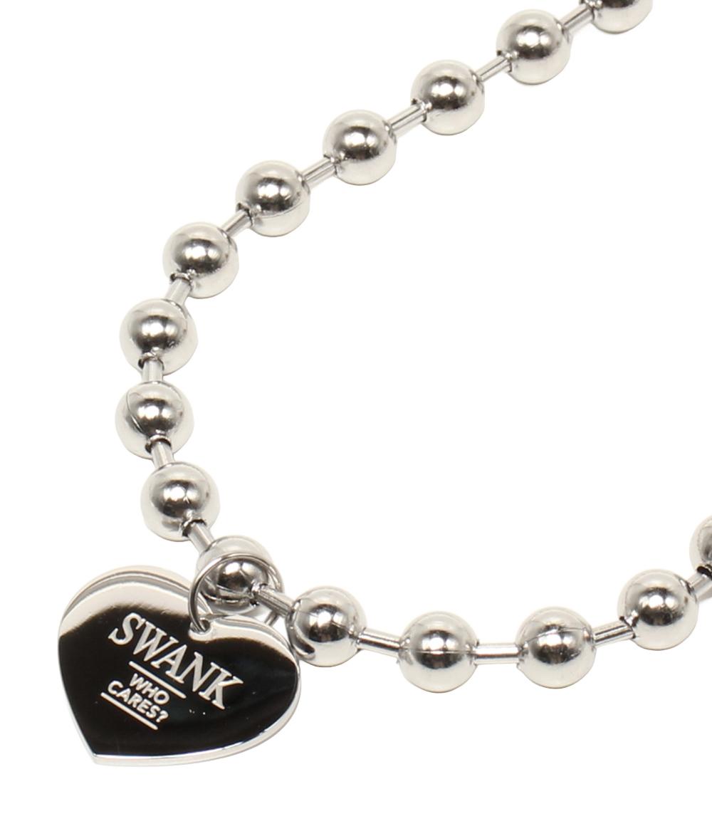 美品 スワンク ネックレス ハートタグ アン フォークナー パラライ レディース SWANK