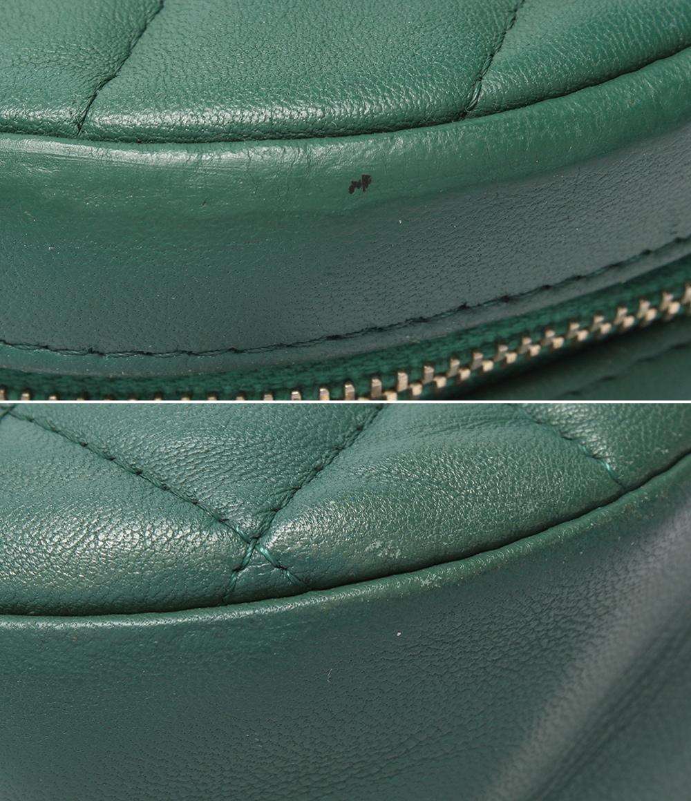 CHANEL チェーンショルダーバッグ ラウンド マトラッセ ゴールド金具 28番台 レディース シャネル