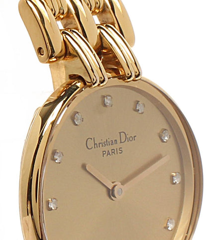 Christian Dior 腕時計 バギラ クオーツ ゴールド D44-155 レディース クリスチャンディオール