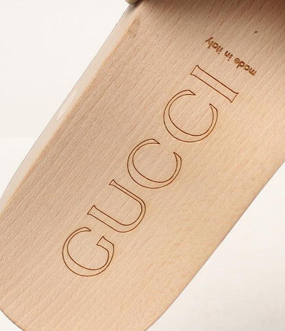 グッチ ウッドスライドサンダル インターロッキング レディース SIZE 37 (L) GUCCI
