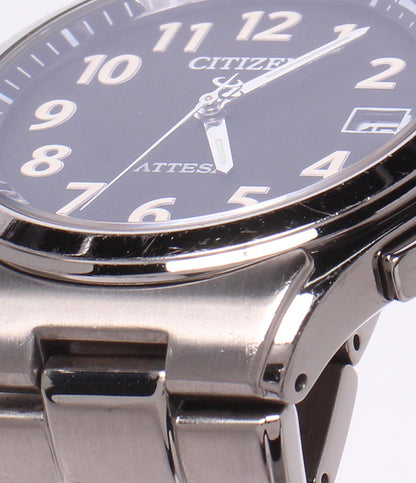 CITIZEN 腕時計 アテッサ ATTESA ソーラー ブラック H110-T011331 メンズ シチズン
