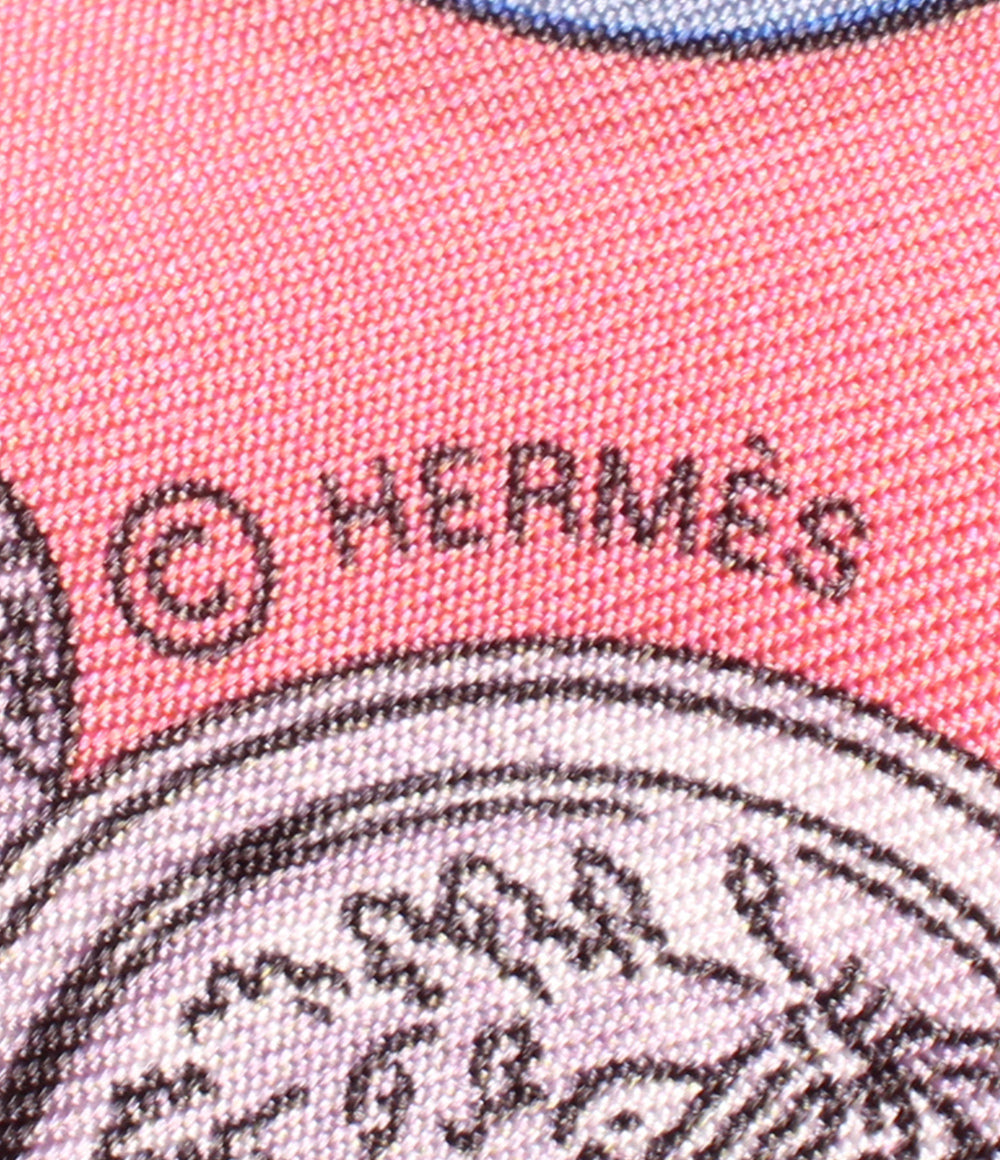 美品 HERMES スカーフ シルク100% ツイリー レディース エルメス