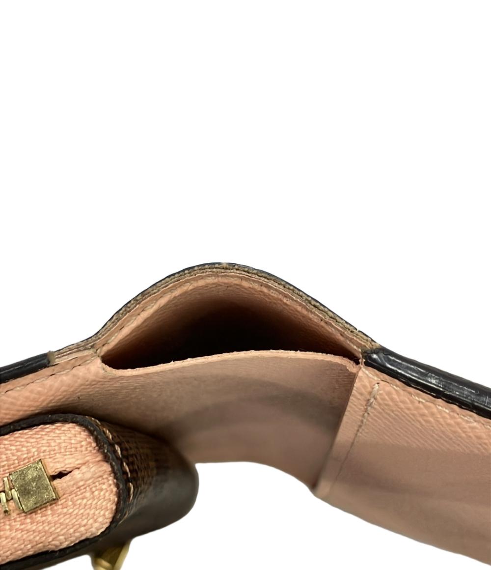 ルイ・ヴィトン 二つ折り財布 ポルトフォイユ ジュリエット ダミエ N60380 レディース LOUIS VUITTON