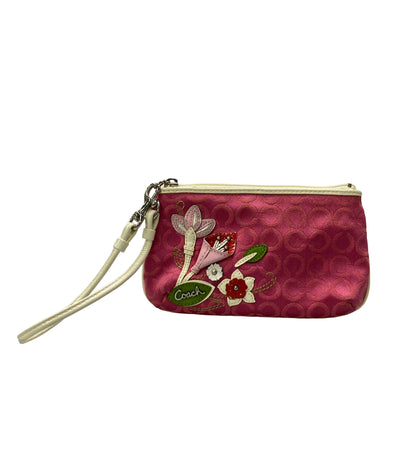 COACH ポーチ 花柄 オプアート レディース コーチ