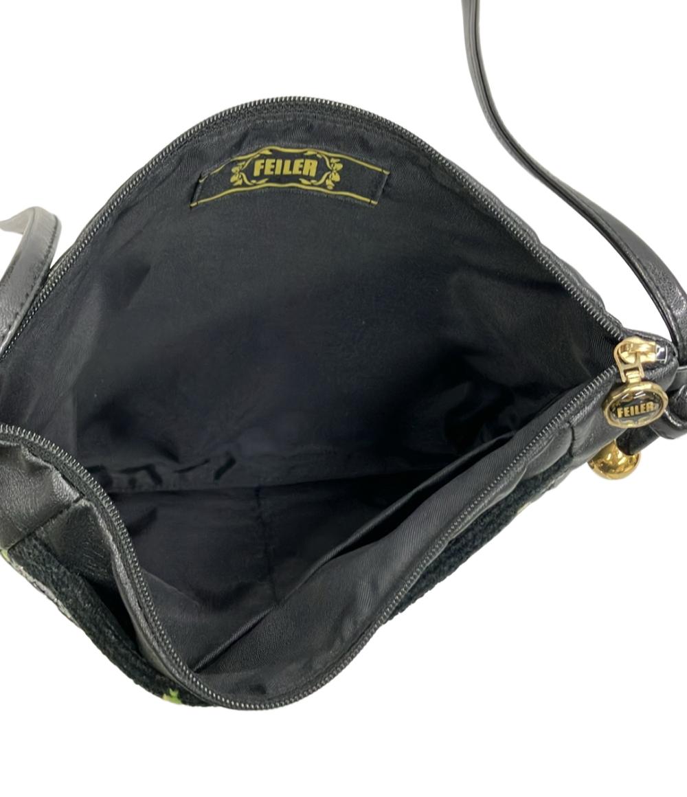 美品 FEILER ショルダーバッグ 斜め掛け レディース フェイラー