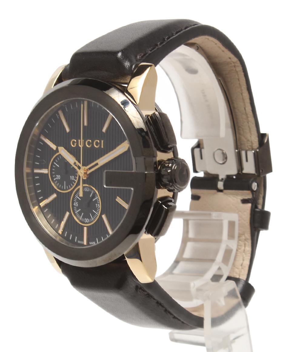 GUCCI 腕時計 クオーツ ブラック 101.2 メンズ グッチ